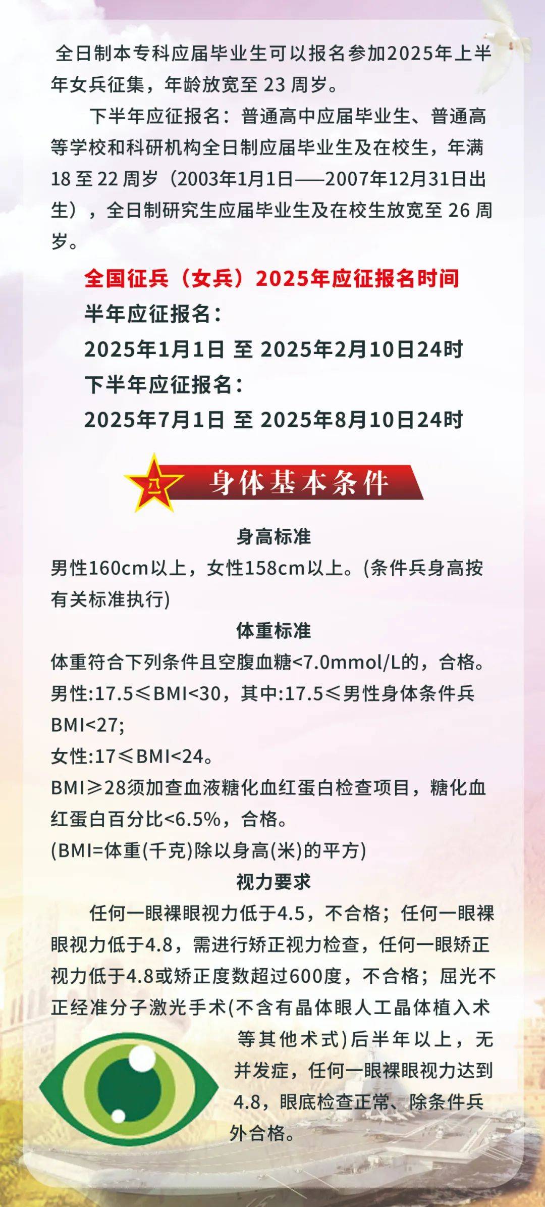 參軍體檢要求詳解，參軍體檢要求全面解析